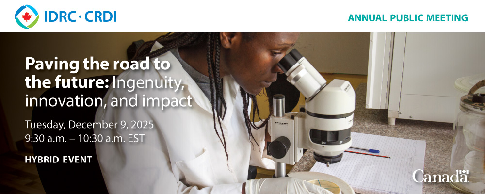 IDRC’s Annual Public Meeting, Paving the Road to the Future: