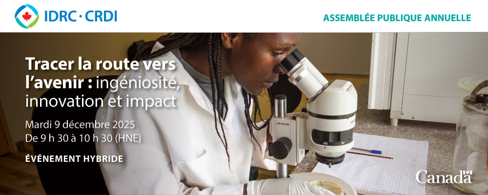 l’assemblée publique annuelle du CRDI, Tracer la route vers l'avenir : ingéniosité, innovation et impact