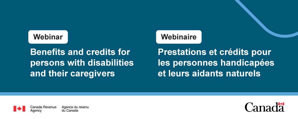 Benefits and credits for persons with disabilities and their caregivers